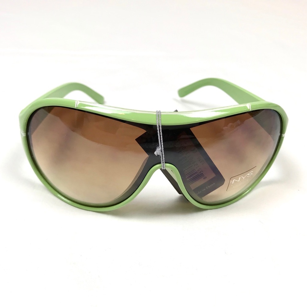NYS Collection Oversized Urban Aviator Sunglasses